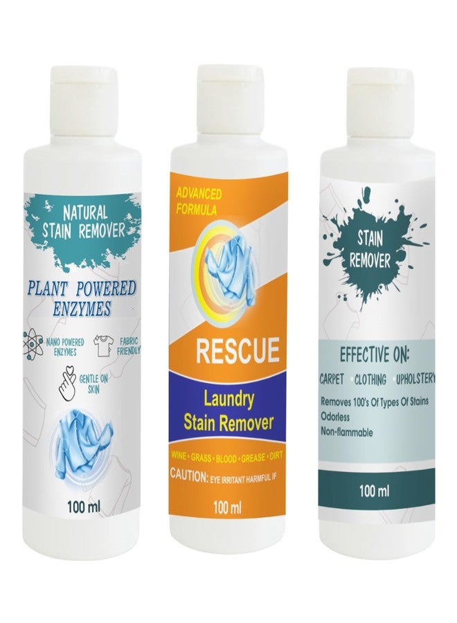 مجموعة مزيلات بقع توفوس: مزيل بقع القمصان، والبرتقال، والسماء | محلول تنظيف متعدد الأسطح للملابس والأقمشة والمفروشات (100 غرام لكل عبوة) - Image 1